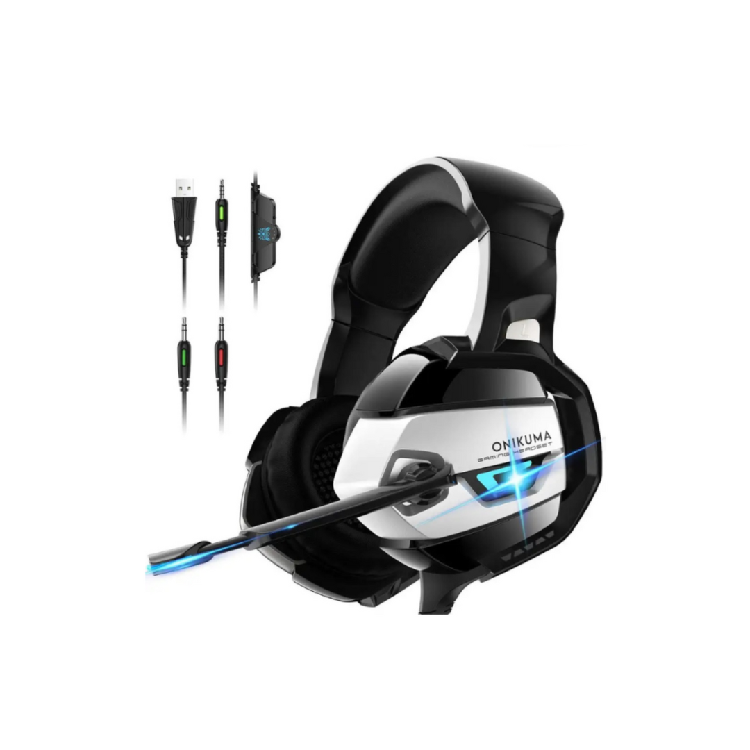 Auricular Gamer K5 PRO - Jack 3.5mm con Control de Volumen y Micrófono