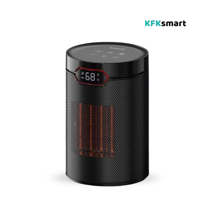 Calefactor Eléctrico PTC 1500W con Termostato y Temporizador 24H