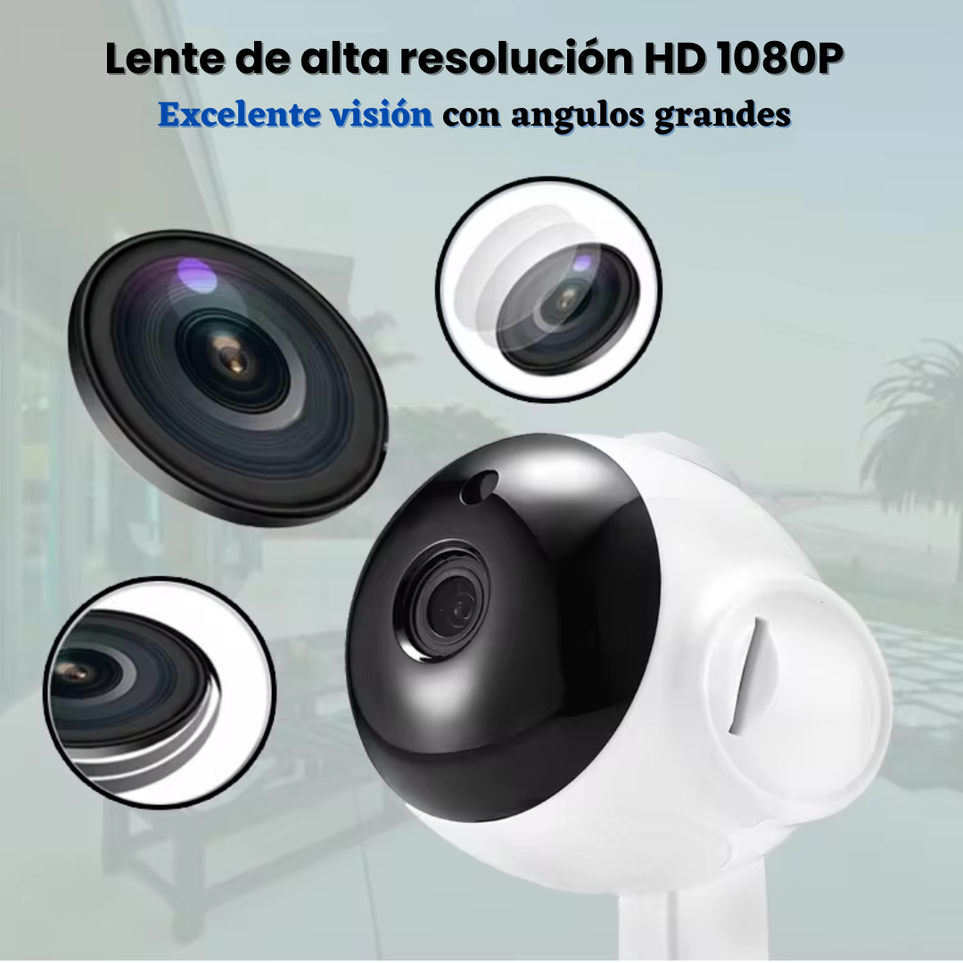 Cámara WiFi Inteligente Inalámbrica HD para Monitoreo de Bebés y seguridad