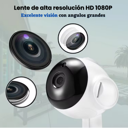 Cámara WiFi Inteligente Inalámbrica HD para Monitoreo de Bebés y seguridad