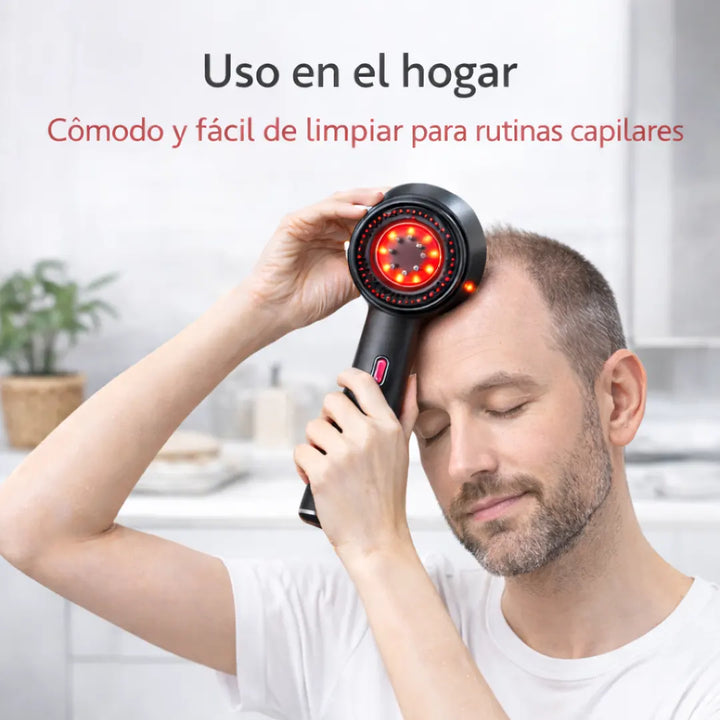 Cepillo masajeador para uso en seco y mojado