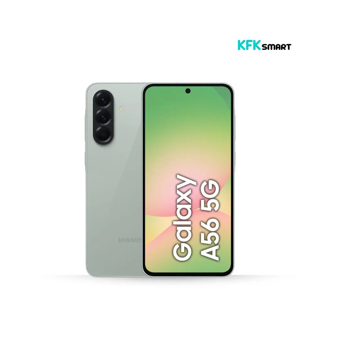 Móvil Samsung Galaxy A56 5G color oliva con pantalla Super AMOLED