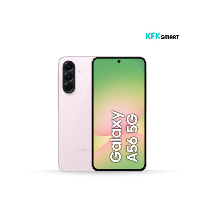 Galaxy A56 5G rosa con cámara 50MP y batería de larga duración