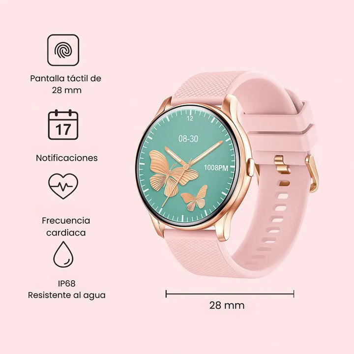 Reloj inteligente ligero con pantalla TFT de 28 mm