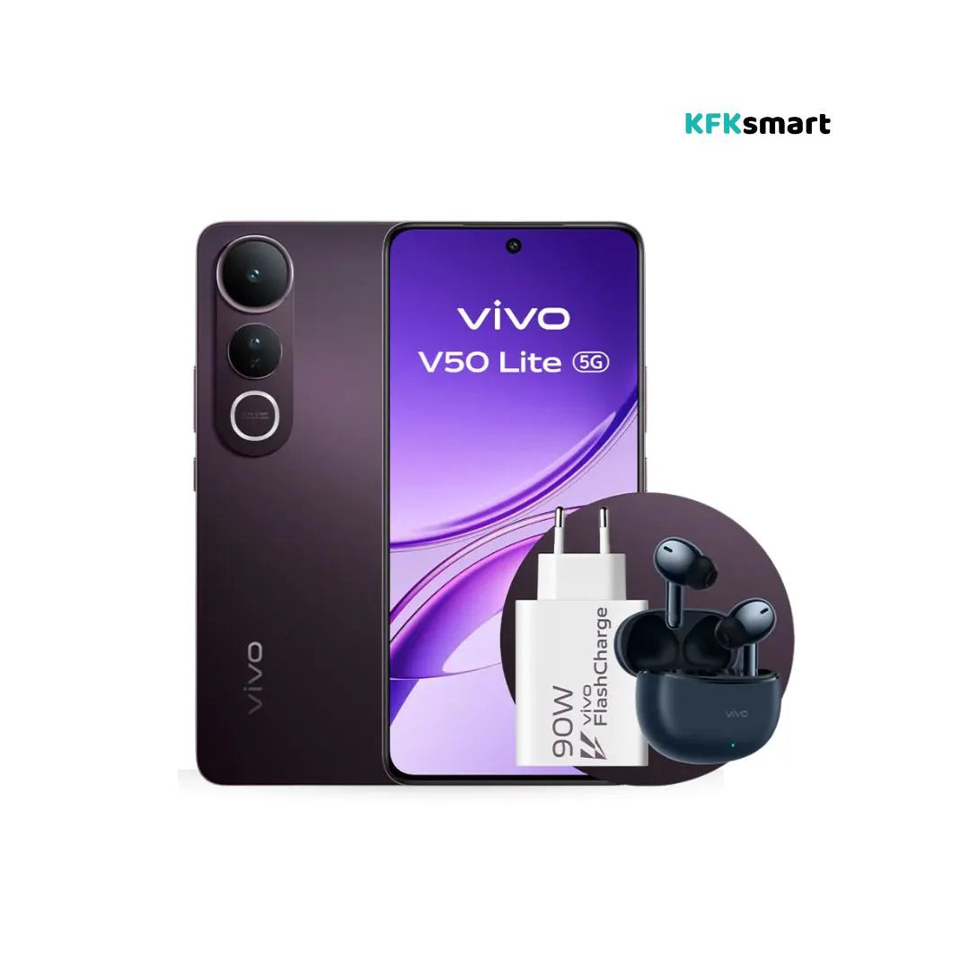 Teléfono VIVO V50 Lite 5G negro con 8GB y 256GB