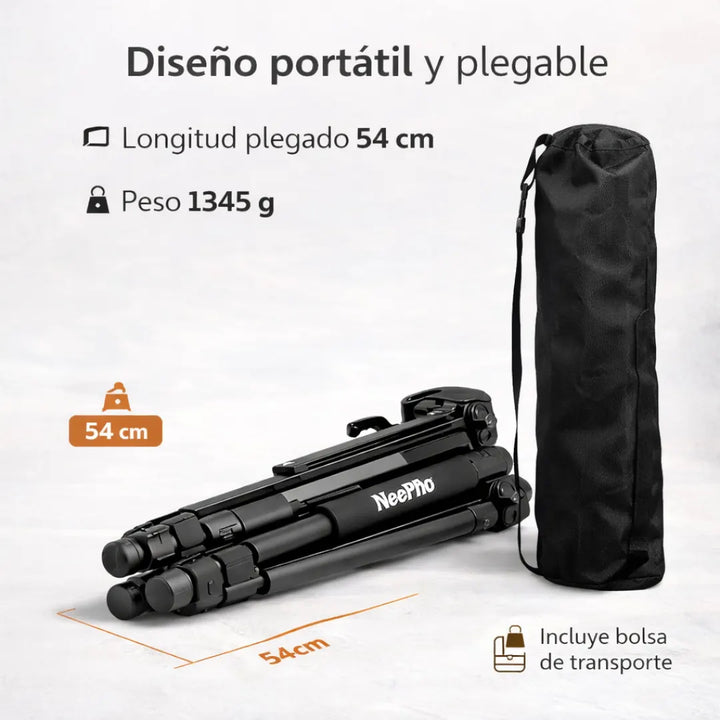 Trípode estable para grabar vídeo