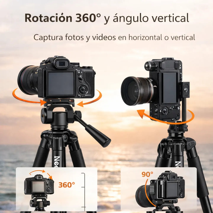 Trípode para móvil y cámara